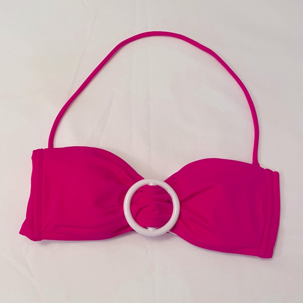 Victoria’s Secret Hot Pink Bandeau Bikini Top XS
